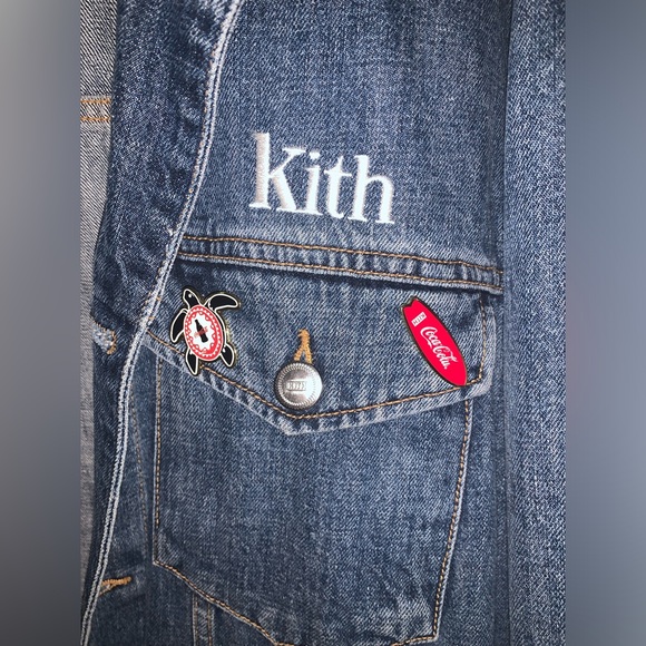 Kith x Coca Cola Denim Jacket Light Blue M - Picture 7 of 11